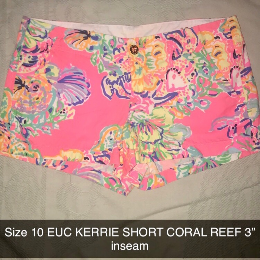 LILLY PULTIZER KERRIE SHORT CORAL REEF